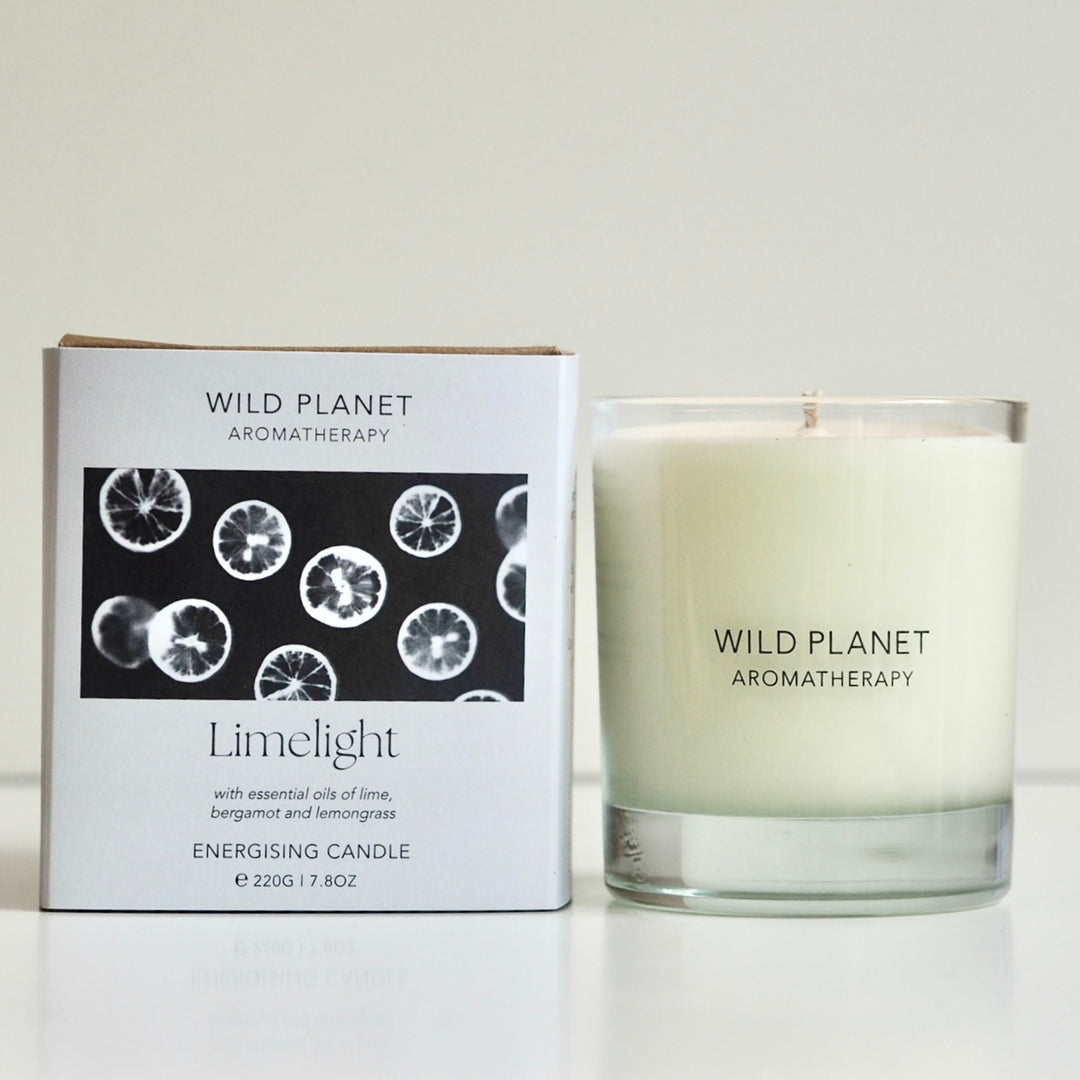 Citrus soy candle with essential oils | Wild Planet Aromatherapy Scented Candle