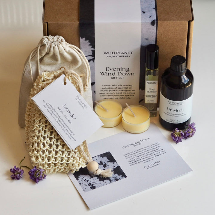 Evening Wind Down Relaxing Bath and Body Gift Set by Wild Planet Gift