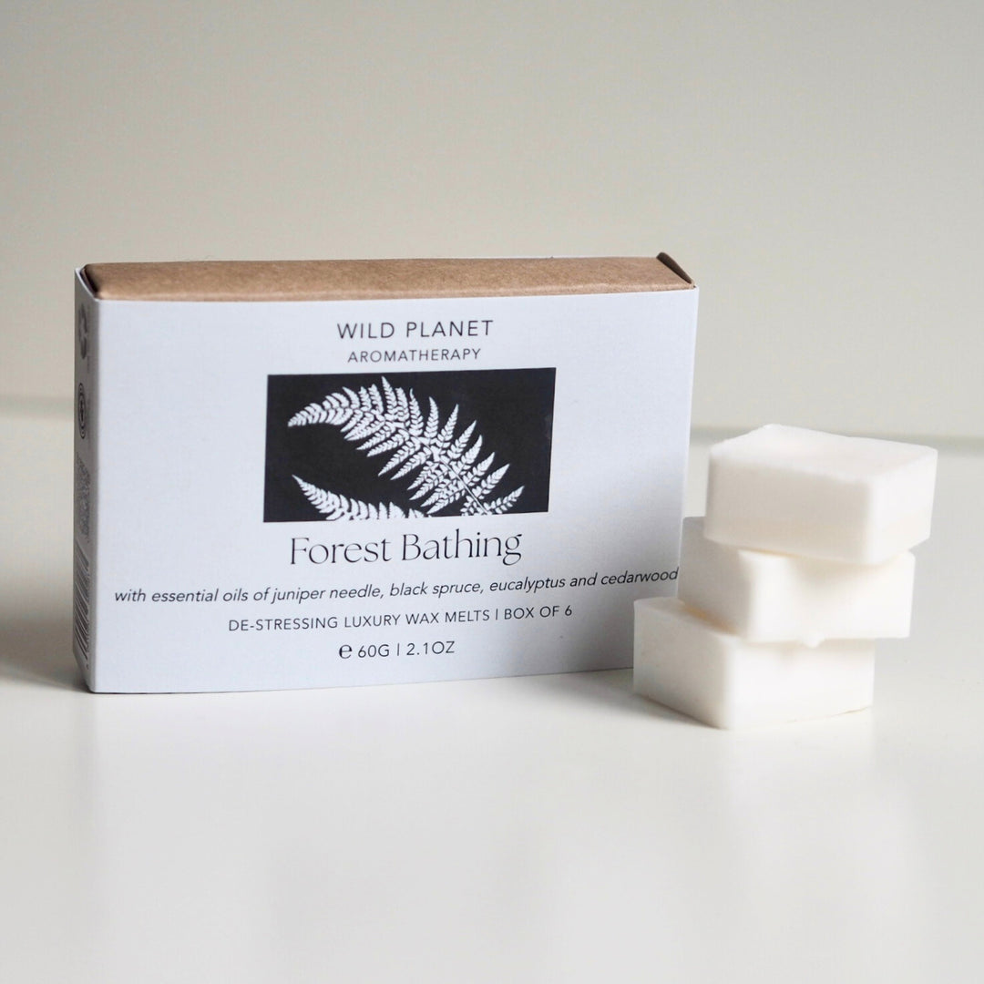 Forest Bathing luxury wax melts by Wild Planet Aromatherapy Wax Melts
