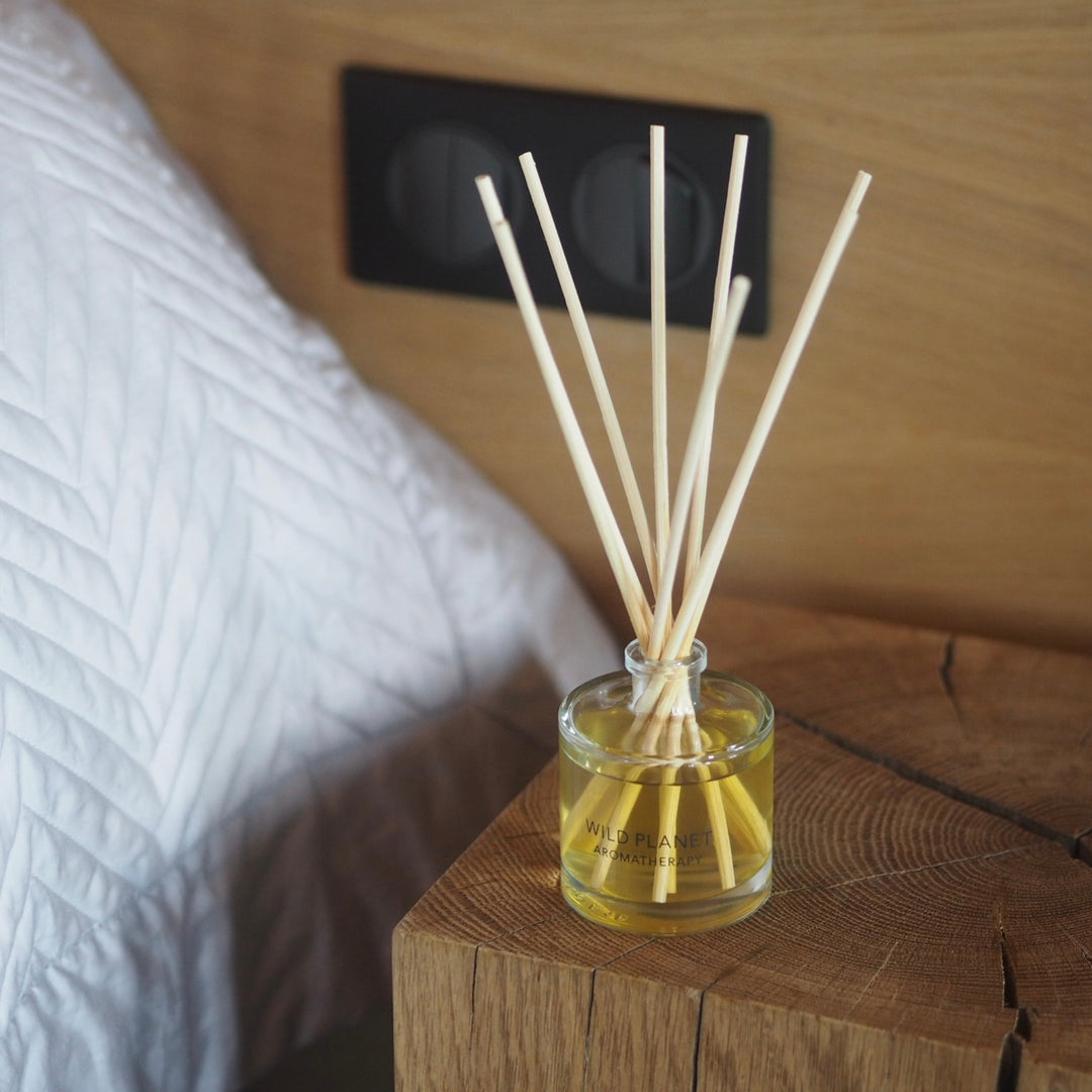 Orange Blossom Reed Diffuser With Calming Essential Oils | Wild Planet Reed Diffuser