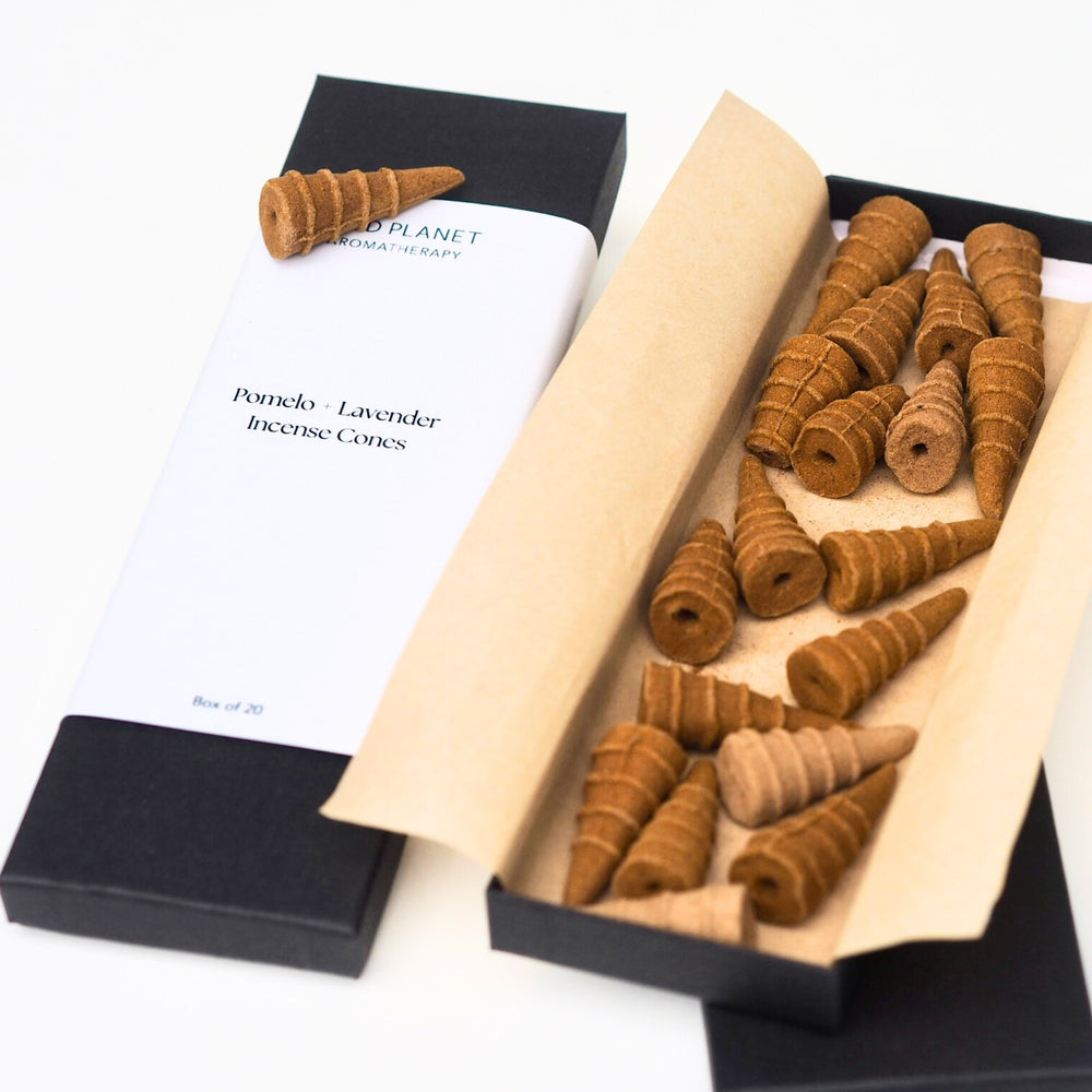 Natural Incense Cones with essential oils | Wild Planet Aromatherapy incense