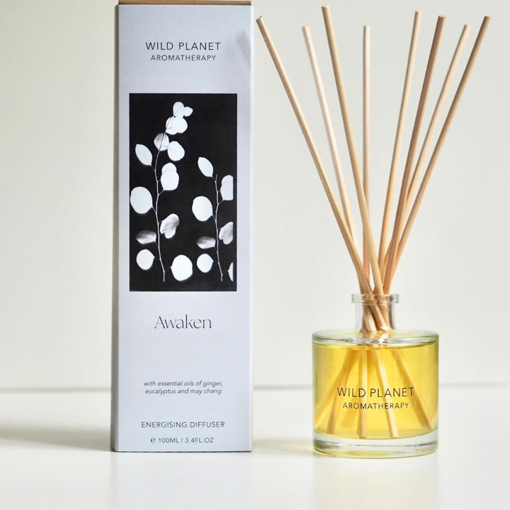 Awaken Natural Reed Diffuser | Wild Planet Aromatherapy  Reed Diffuser