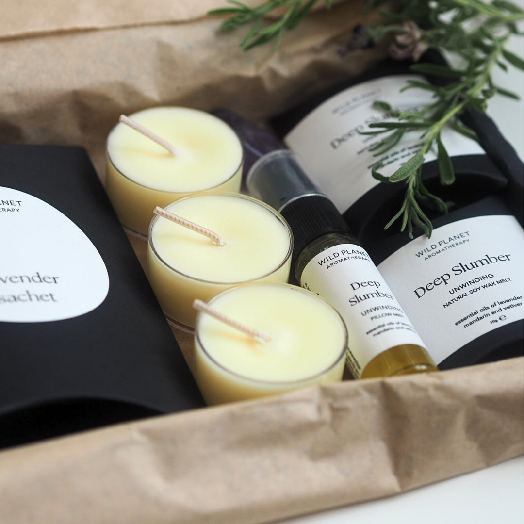 Deep Sleep Letterbox Gift Set by Wild Planet Aromatherapy Letterbox Gift