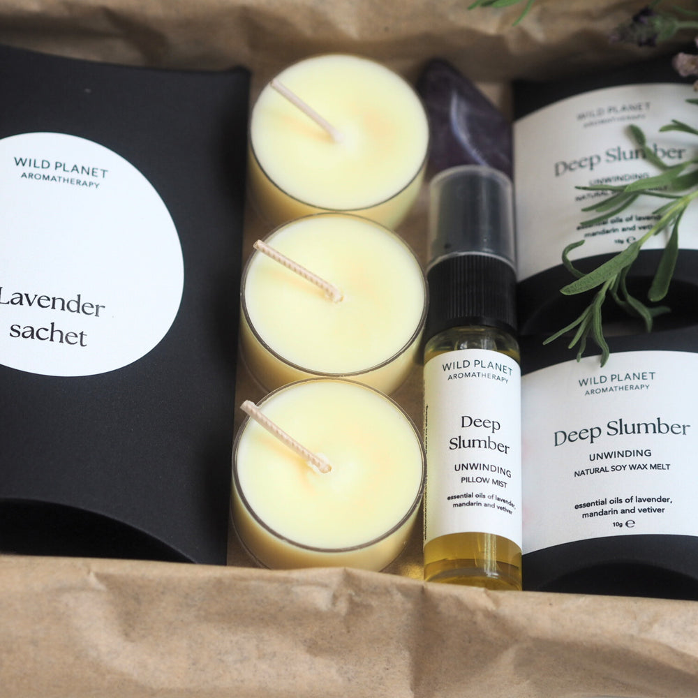 Deep Sleep Letterbox Gift Set by Wild Planet Aromatherapy Letterbox Gift
