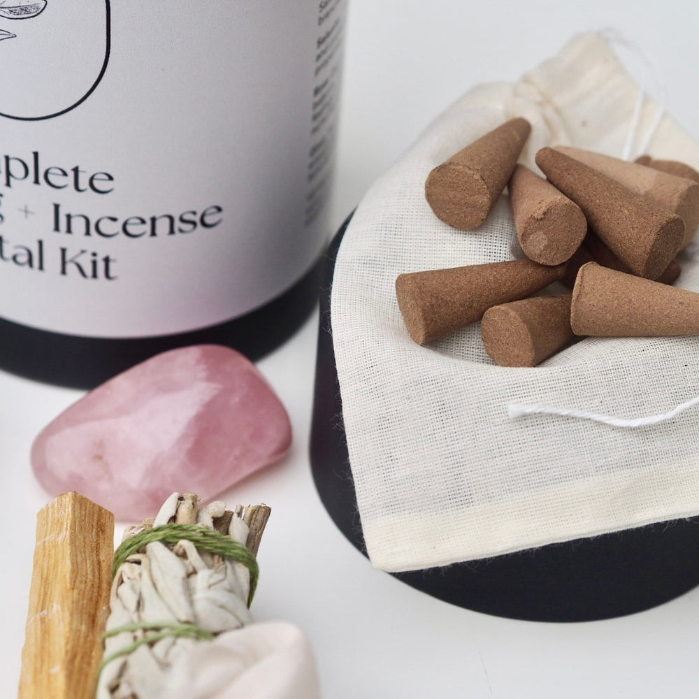 Smudging Incense Crystal Kit | Wild Planet Aromatherapy incense