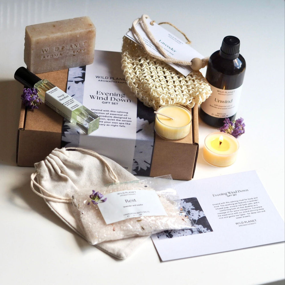 Evening Wind Down Relaxing Bath and Body Gift Set by Wild Planet Gift