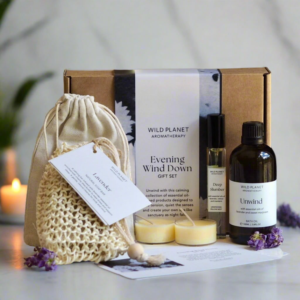 Evening Wind Down Relaxing Bath and Body Gift Set by Wild Planet Gift