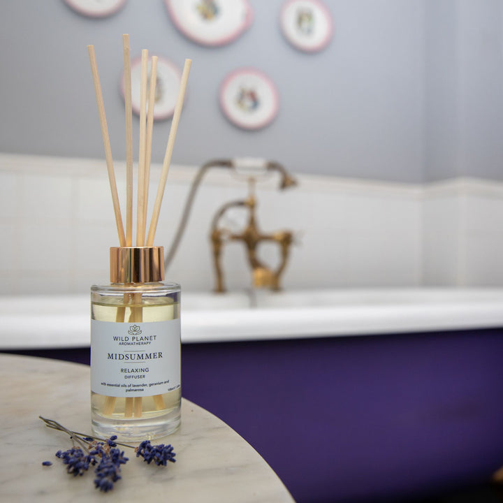 Midsummer Relaxing Natural Reed Diffuser | Wild Planet Aromatherapy UK Reed Diffuser