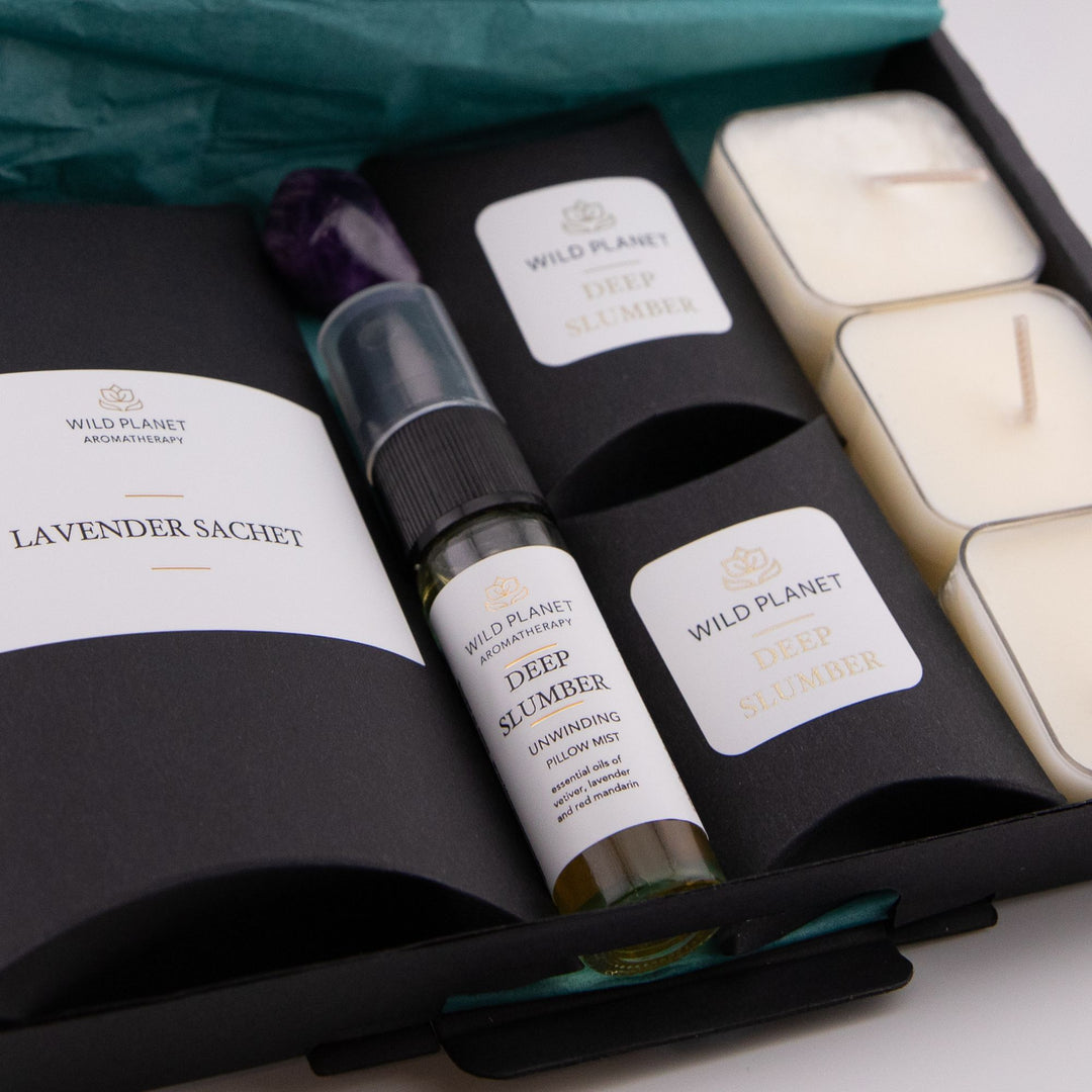 Deep Sleep Letterbox Gift Set by Wild Planet Aromatherapy Letterbox Gift