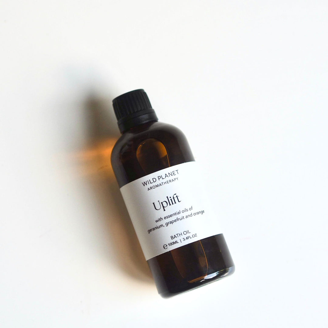 Uplift Floral Citrus Bath Oil | Wild Planet Aromatherapy  