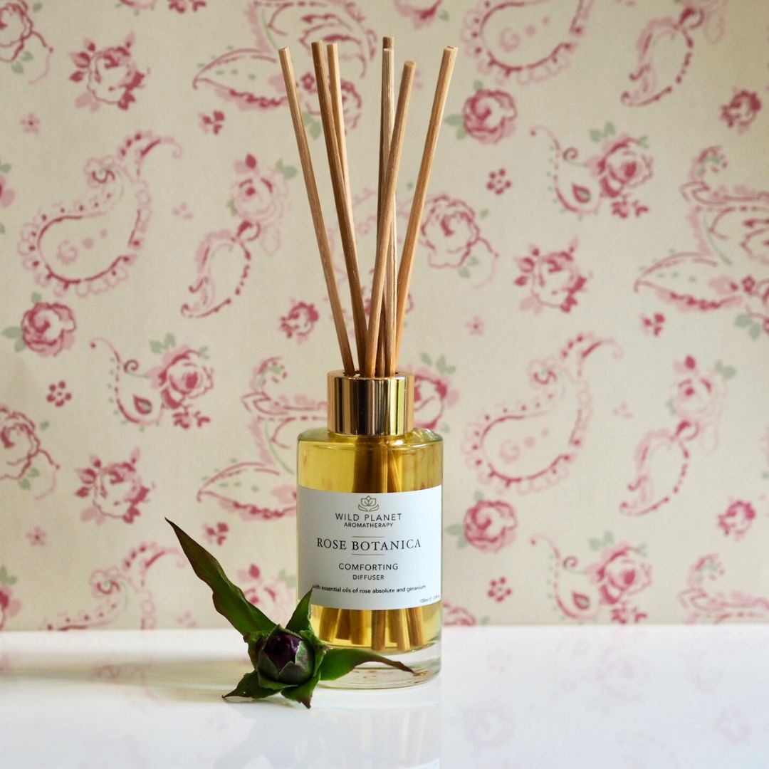 Rose Reed Diffuser by Wild Planet Aromatherapy Reed Diffuser