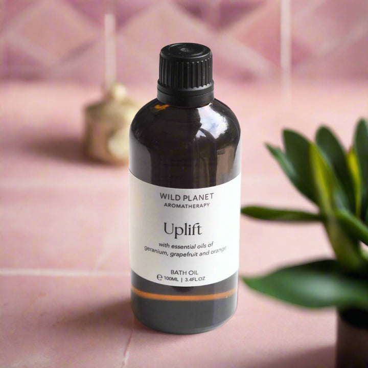 Uplift Floral Citrus Bath Oil | Wild Planet Aromatherapy  