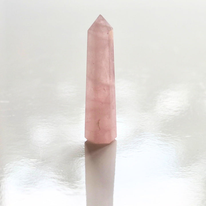 Rose Quartz Crystal Tower