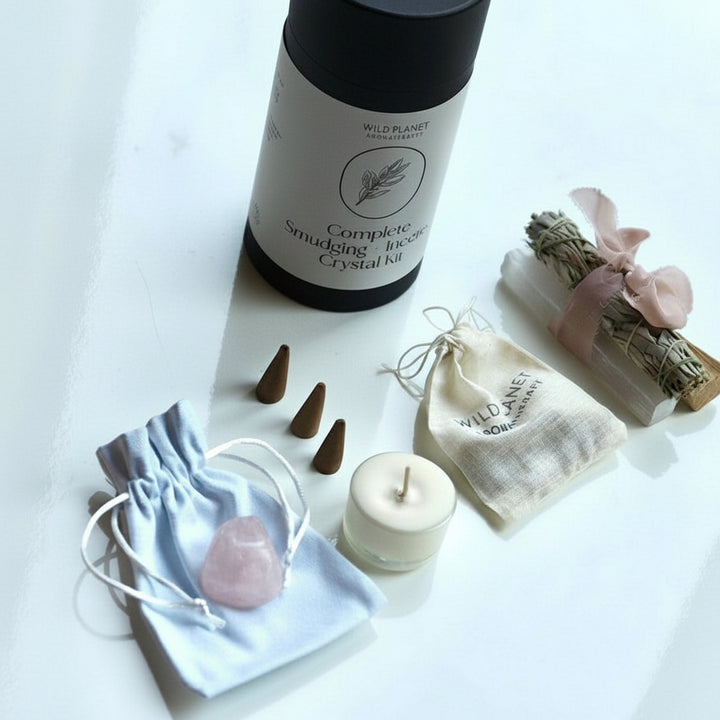 Smudging Incense Crystal Kit