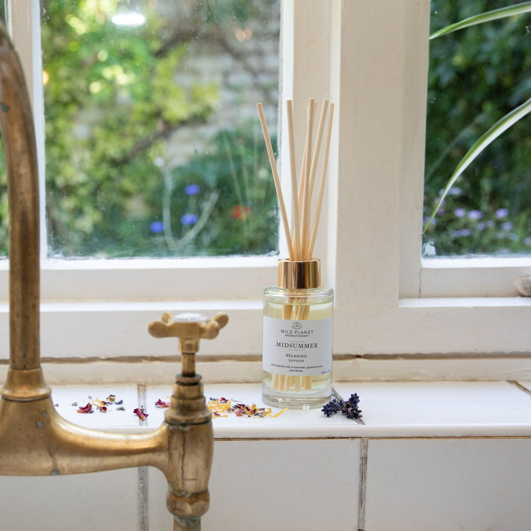 Midsummer Relaxing Natural Reed Diffuser | Wild Planet Aromatherapy UK Reed Diffuser