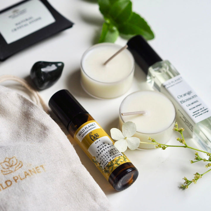 Wellbeing Natural Vegan Letterbox Gift Set | Wild Planet Aromatherapy Letterbox Gift