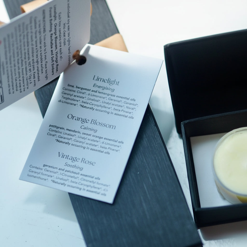 Aromatherapy Tea Light Selection Box of 6