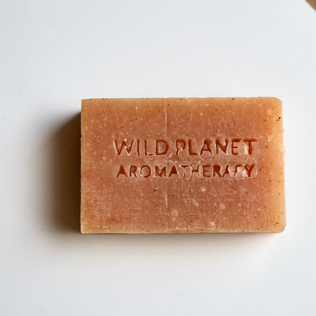 Orange & Grapefruit Natural Soap Bar in Sisal Bag