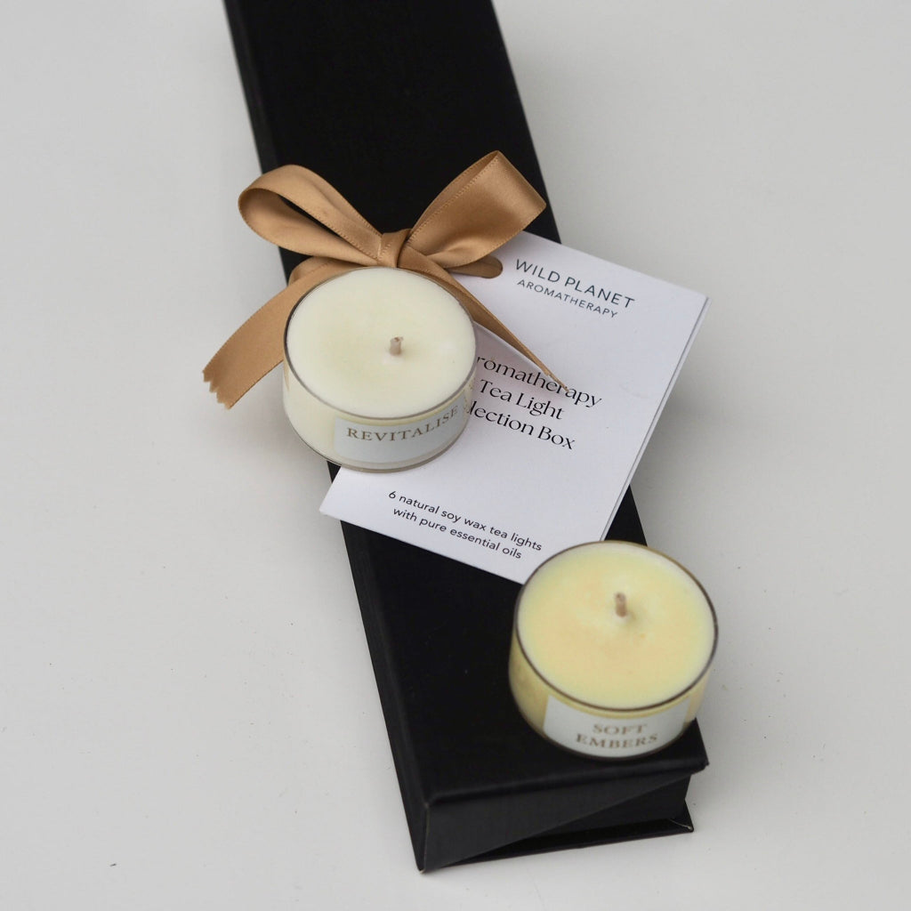 Aromatherapy Tea Lights Selection | Box of 6 by Wild Planet Gift