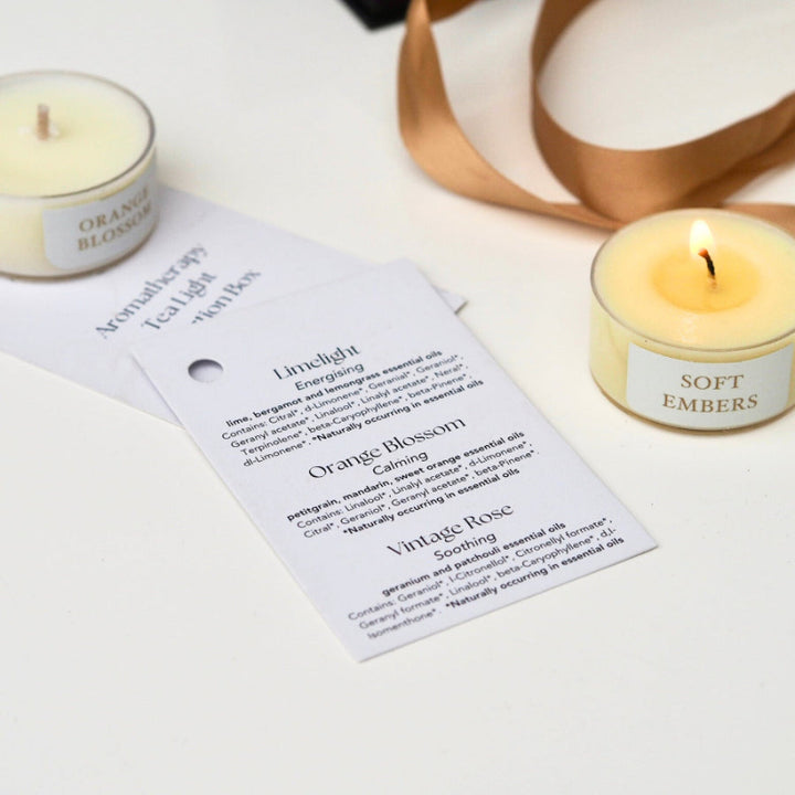 Aromatherapy Tea Lights Selection | Box of 6 by Wild Planet Gift