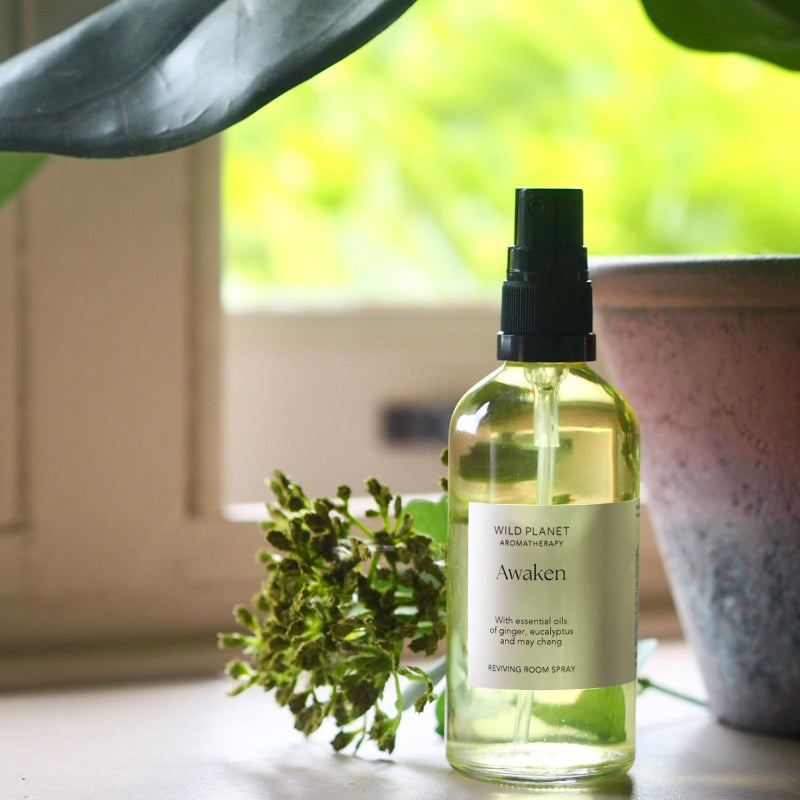 Awaken reviving Natural Room Spray by Wild Planet Aromatherapy   Room Spray