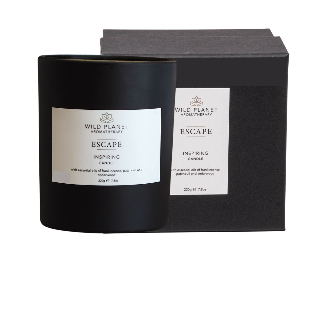 Escape | Meditation Candle | Wild Planet Aromatherapy UK Scented Candle