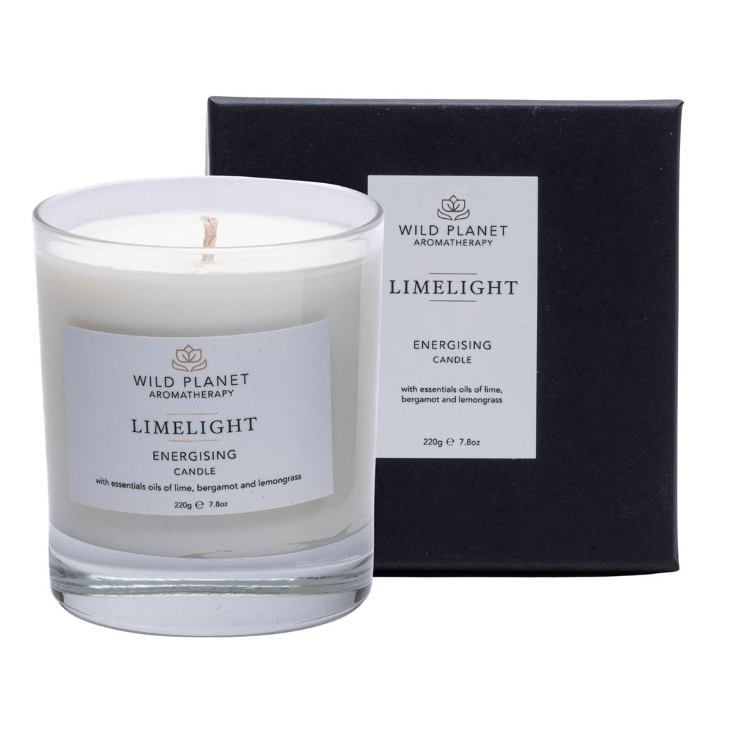 Limelight aromatherapy candle | Wild Planet Aromatherapy UK Scented Candle