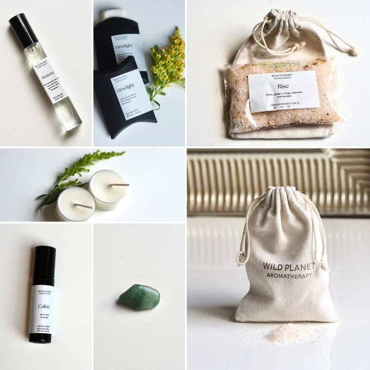 Mood Boost Letterbox self care gift by Wild Planet Aromatherapy Letterbox Gift