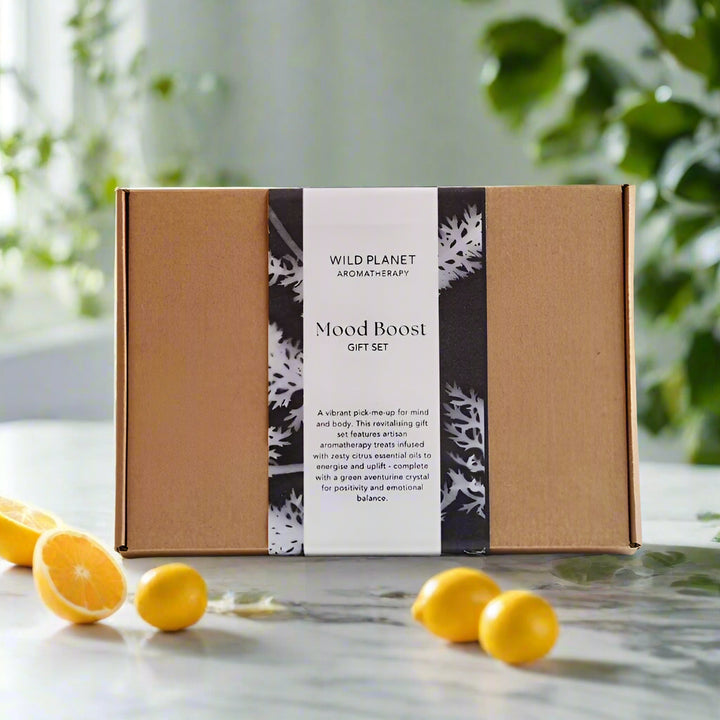 Mood Boost Letterbox self care gift by Wild Planet Aromatherapy Letterbox Gift