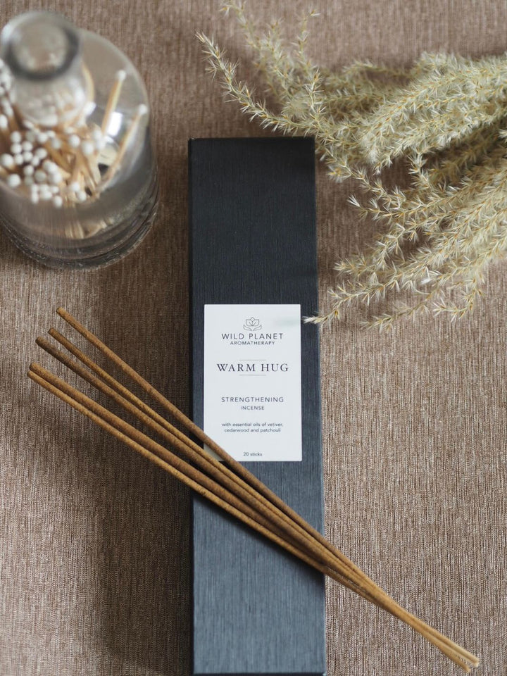Warm Hug Luxury Incense Sticks | Wild Planet Aromatherapy UK Wax Melts