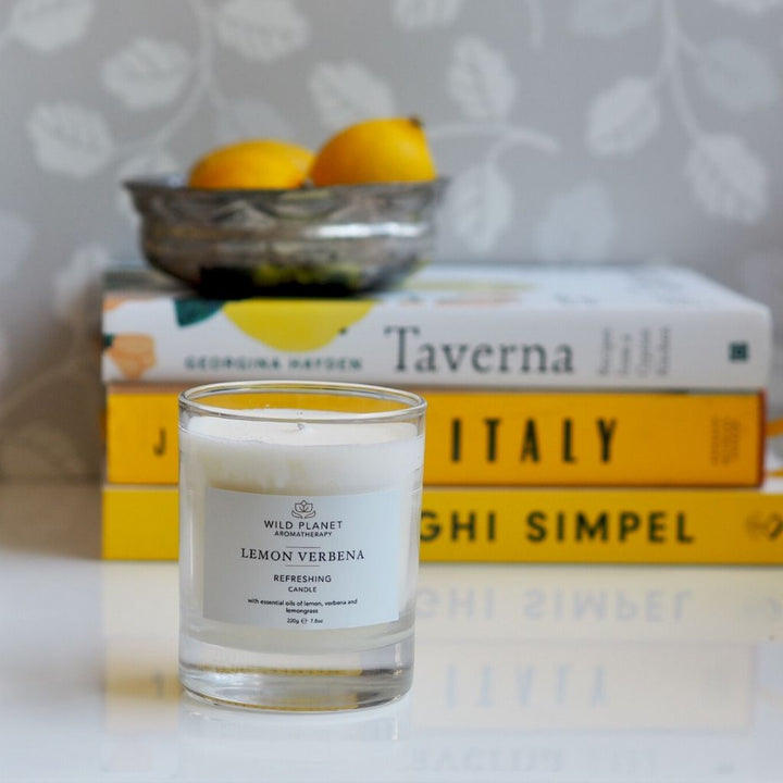 Lemon Verbena Aromatherapy Candle | Wild Planet Aromatherapy UK Scented Candle