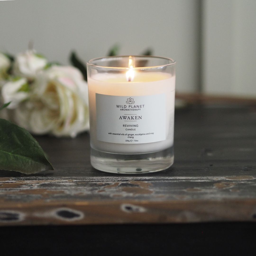 Invigorate Your Senses with our Awaken Aromatherapy Candle Scented Candle