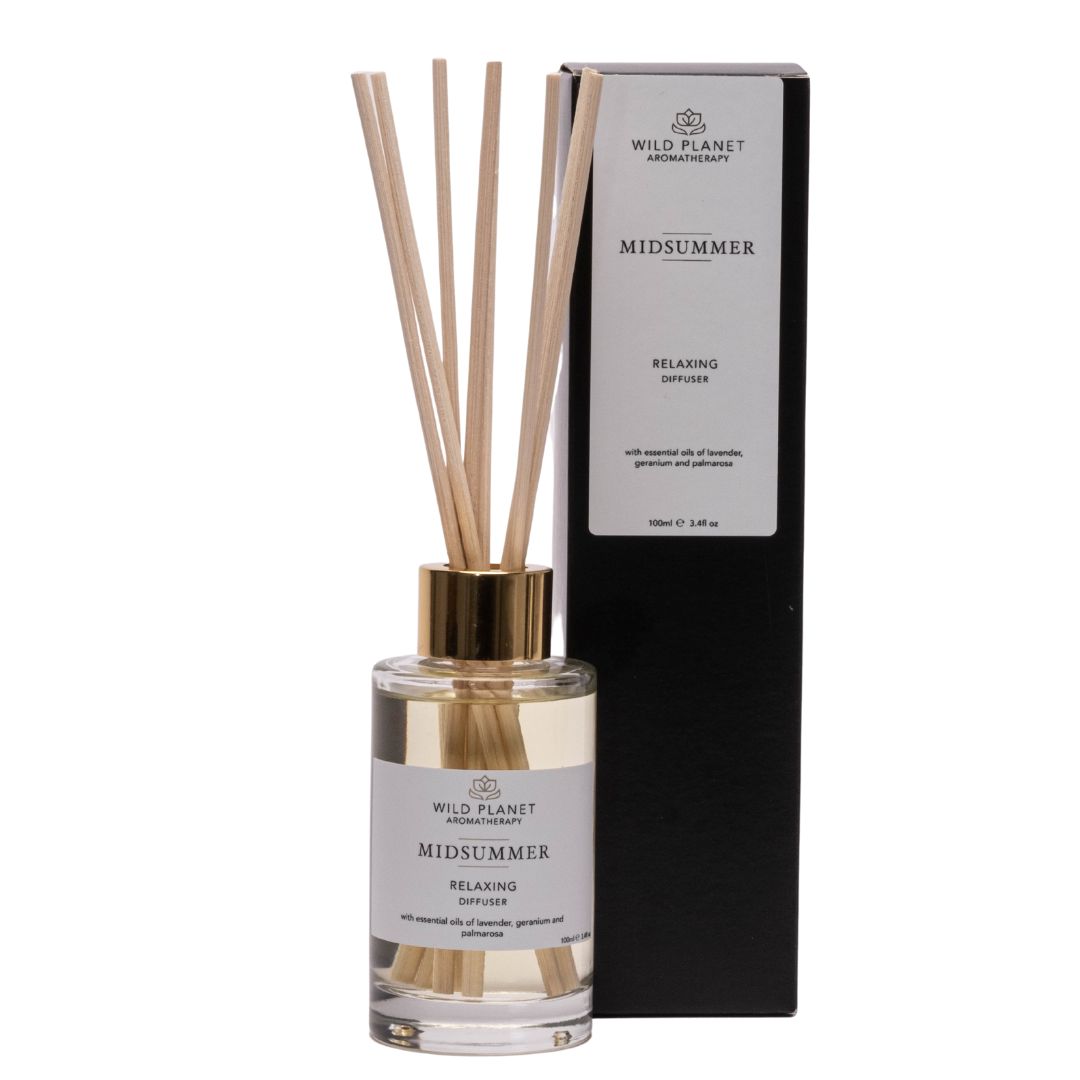 Midsummer Relaxing Natural Reed Diffuser | Wild Planet Aromatherapy UK Reed Diffuser