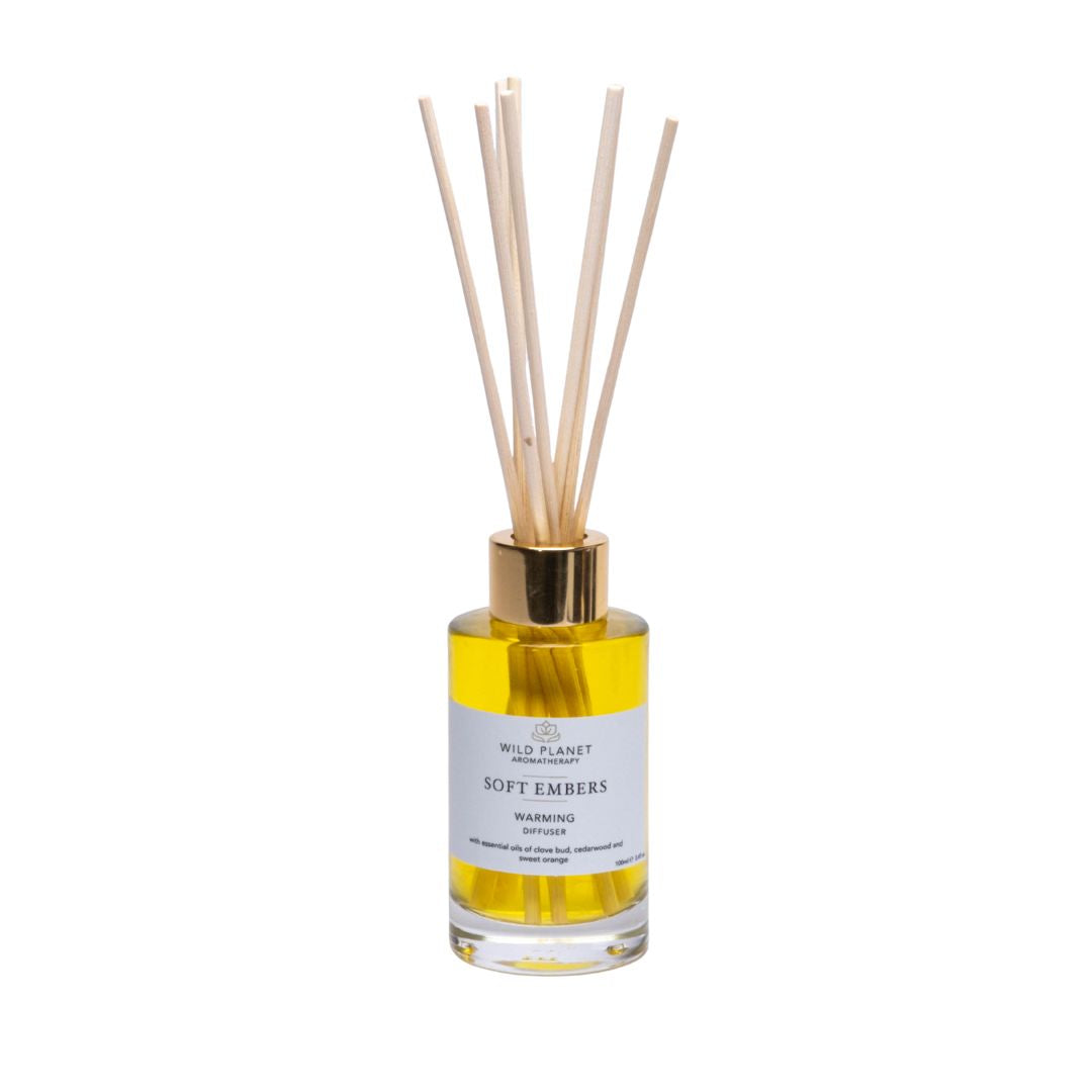 Soft Embers Natural Reed Diffuser | Wild Planet Aromatherapy UK Reed Diffuser