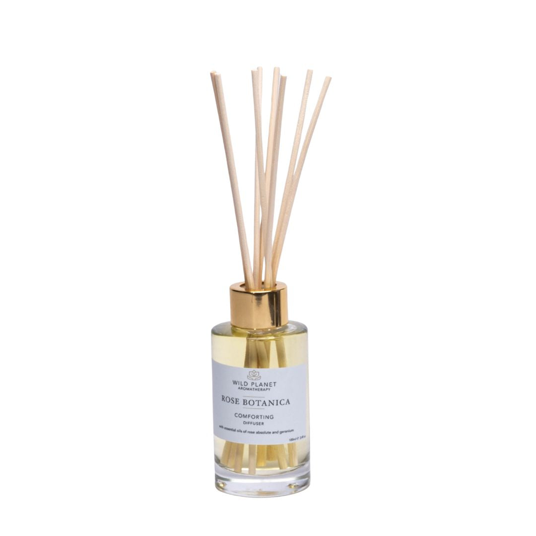 Rose Reed Diffuser by Wild Planet Aromatherapy Reed Diffuser